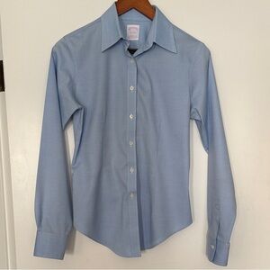 Brooks Brothers Light Blue Women's Button Down Shirt - NWOT, Size 2